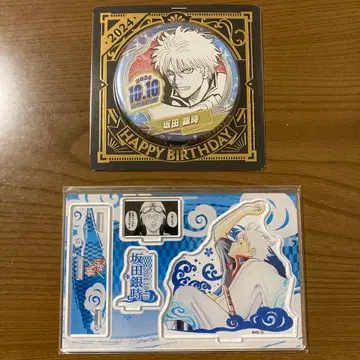 은혼 생일 벌스데이 캔뱃지 명장면 디오라마 피규어 사카타 긴토키