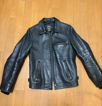 Schott 싱글 라이더 가죽 자켓 블랙