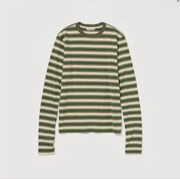 auralee GRADIENT STRIPE JERSEY LIS TEE