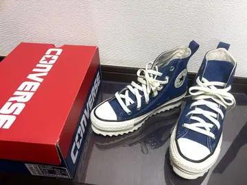 컨버스 올스타 데님 하이컷 24.0cm 샤크 밑창 통굽