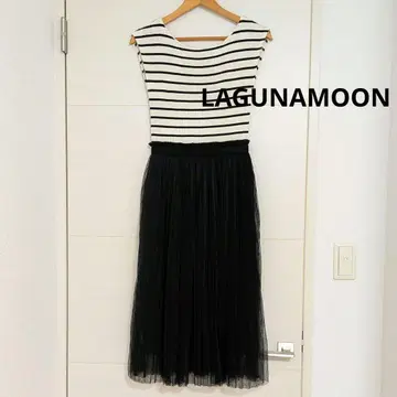 LAGUNAMOON 니트 튤 원피스