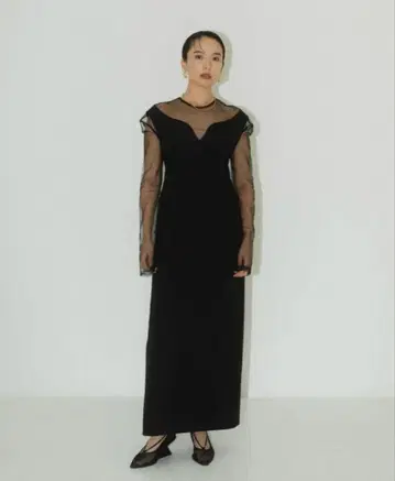 Knuth Marf / 크누스머프 포멀 블랙 드레스