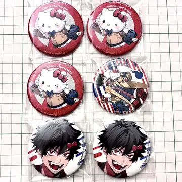 시시쿠리노 토라오 캔뱃지 팬버스 파보테리아 산리오 팬텀 버스터즈