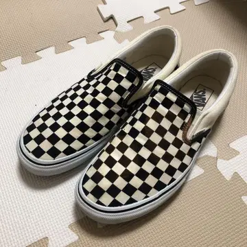 Vans 플래그 체크 슬립온 28cm