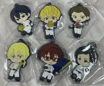 망각 배터리 러버 키체인 6종 컴플리트