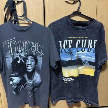 Tupac & Ice Cube 빈티지 T셔츠 묶음 판매