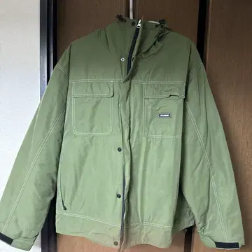 XLARGE 올리브 그린 나일론 자켓