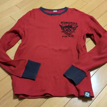 MWS 미드웨이 파크 로고 포함 긴팔 셔츠 L