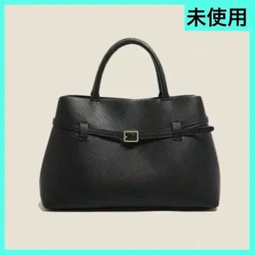 여성용 토트백 블랙 인조 가죽 비즈니스 깔끔한 로데스코 자라 PLST