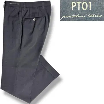 J7407 새상품급 PT01 트래블러 노플리츠 슬랙스 차콜 그레이 44