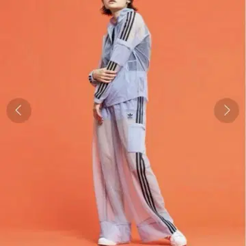 adidas 시스루 메쉬 트랙 팬츠