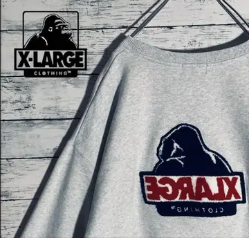 XLARGE 그레이 스웨트 셔츠