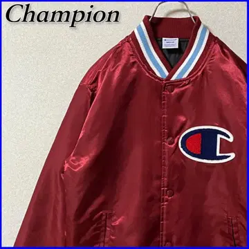 [ Champion ] 챔피온 와펜 로고 바시티 자켓