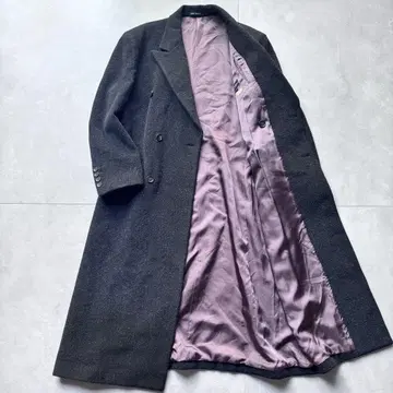 새상품급 멘티노라스 알파카 더블 체스터 코트 롱 맥시 길이