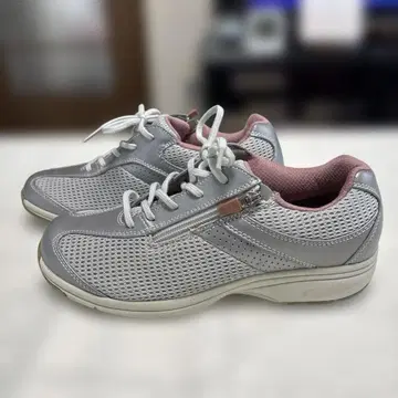아사히 메디컬워크 그레이 메쉬 여성용 스니커즈 24cm