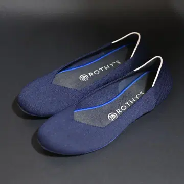 [ 미사용급 ] Rothy's 로씨즈 플랫 펌프스 네이비 25cm