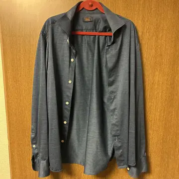 카마쿠라 셔츠 긴팔 셔츠 다크 블루