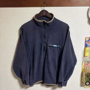USA KAVU 슬로우 셔츠 하프 지퍼