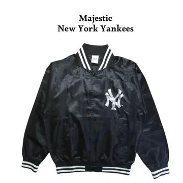 Majestic NY 양키스 얇은 소재 나일론 바시티 자켓 마제스틱