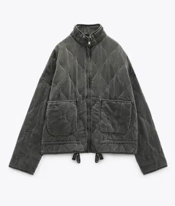 ZARA 포켓 부착 퀼팅 자켓