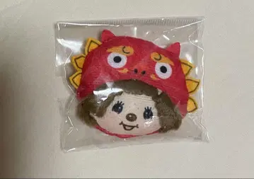 오키나와 한정판 몽치치 페이스 마그넷 시사 빨간색