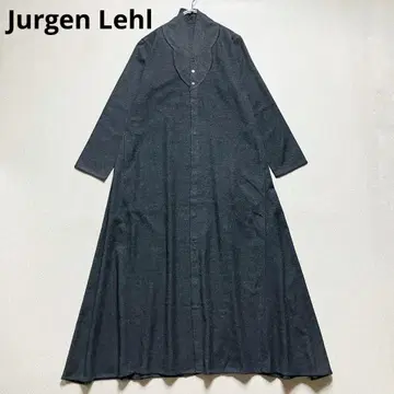 새상품급 최근 Jurgen Lehl 맥시 길이 원피스 요건 레일 롱