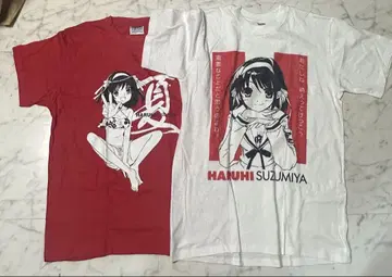 스즈미야 하루히 T셔츠 2장 세트