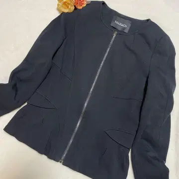 MAX&Co. 노카라 자켓 블랙