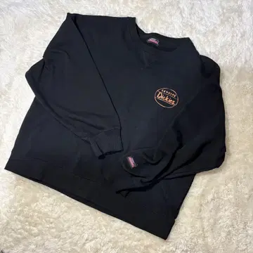 [ Dickies ] 트레이닝복 맨투맨 블랙 L 뒷면 프린트