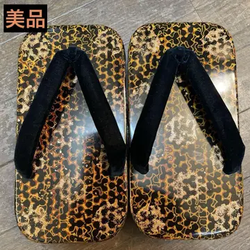 새상품급 쓰가루 칠 일본 나막신 남성용