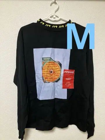Vaundy replica 롱 티셔츠 백 프린트 블랙 M