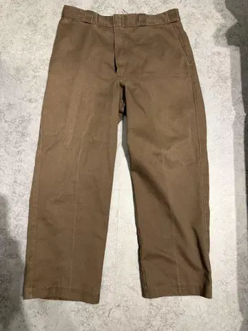 90s Dickies 874 압착 택 브라운