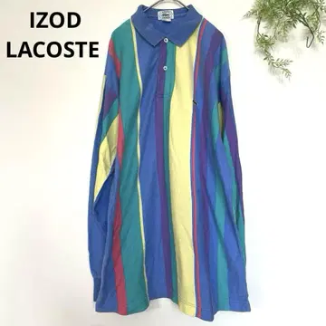 IZOD LACOSTE 아이조드 라코스테 로고 자수 긴팔 피케 셔츠