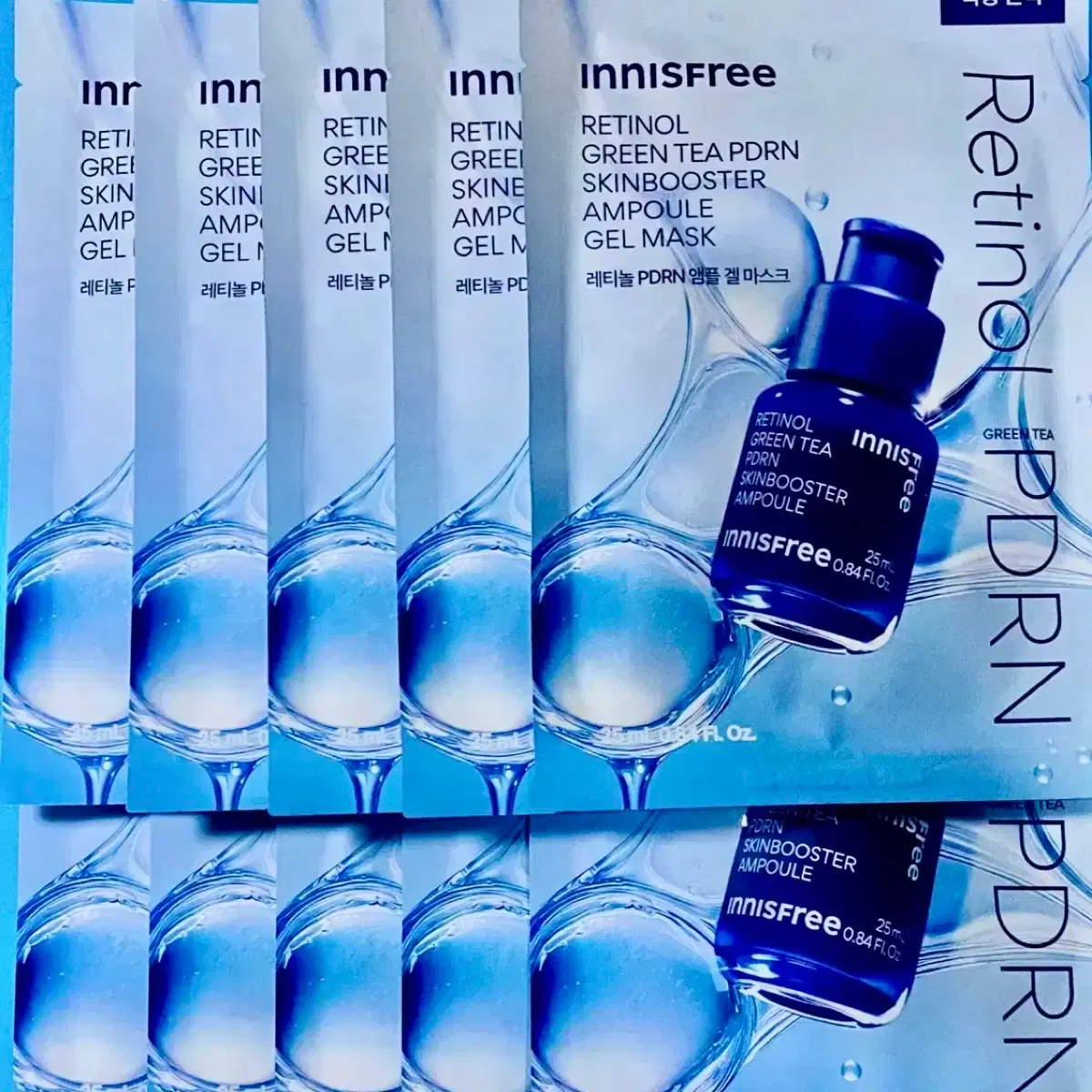 [New Product] Innisfree 4000 Pack Retinol/PDRN Ampoule Gel Mask