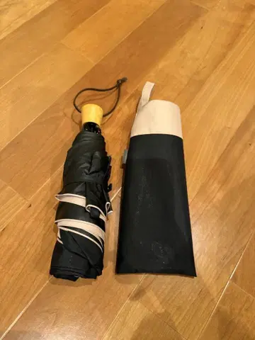 선배리어100 접이식 양산 3단 접이 / 콤비 블랙 우천 겸용
