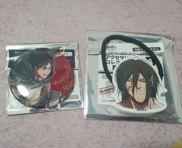 진격의 거인 Attack on Memory 글리터 캔뱃지 밴딩 엘렌