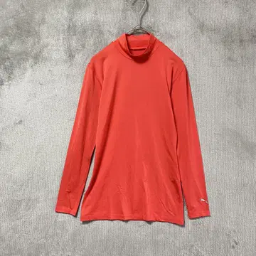 PUMA/언더웨어 이너/M/하이넥 로고 마크 레드