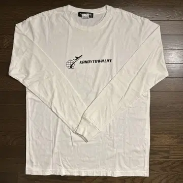 KANDYTOWN 롱 슬리브 T셔츠 화이트