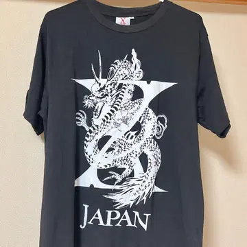 X JAPAN 월드 투어 티셔츠 블랙 L 사이즈