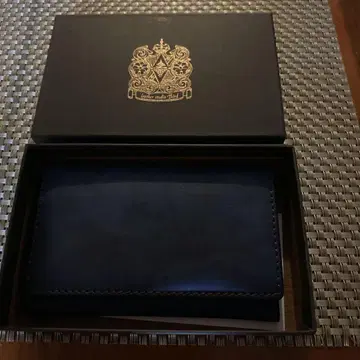 Leather studio third 명함지갑 박스 포함