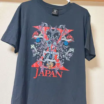 X JAPAN 아시아 투어 2009 티셔츠 빨검 디자인