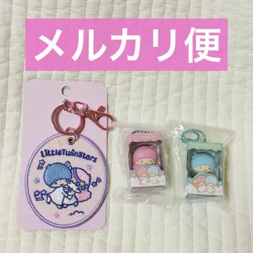키키라라 초코 박스 피규어 & 자수 패치 키링 3종 세트