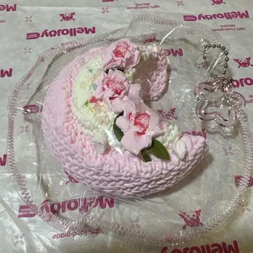 꼬물꼬물 스퀴즈 Squeeze 달 모양 꽃 케이크