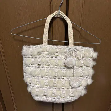 y2k 페어리 그런지 모리걸 아마로리 퍼 백 털실 백