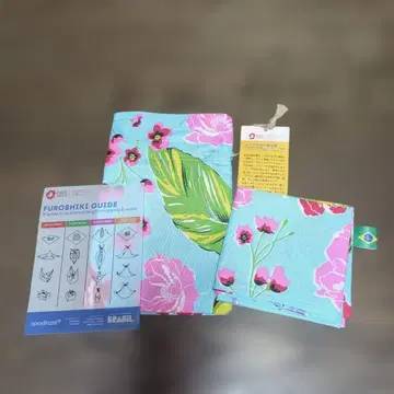 오사카 간사이 만국 박람회 브라질관 꽃무늬 보자기 사용법 가이드 포함