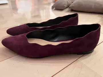 [단시간만 사용] 파비오 스코르니 플랫 펌프스 23cm