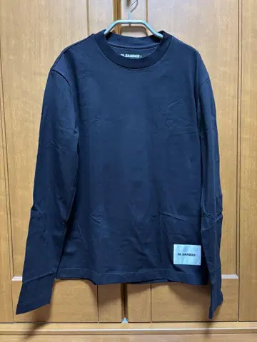 새상품 JIL SANDER+ 블랙 긴팔 T셔츠