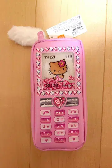 새상품 키티 일광화상 폰 파우치 헤이세이