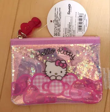 새상품 키티 스팽글 미니 파우치
