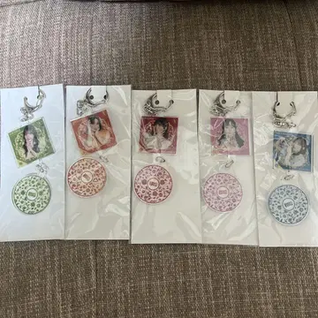 FURITZIPPER 아크릴 키링 5개 세트